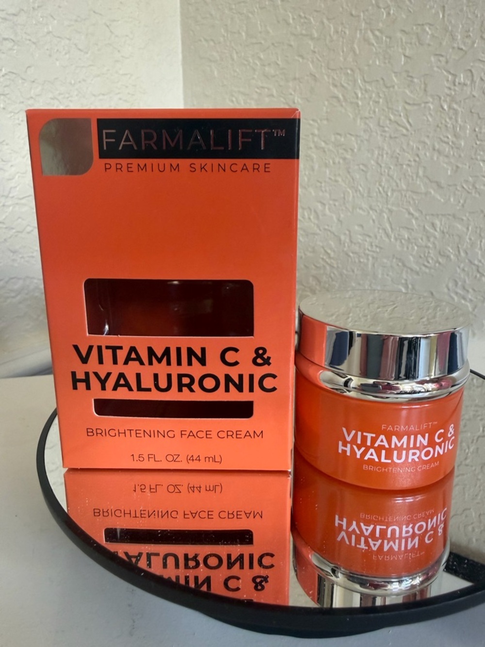 Farmalift Vitamin C & Hyaluronic Brightening Face Cream -1.5 oz Premium Skincare